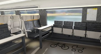 Doppelstockzug Alstom Coradia Max Innenansicht